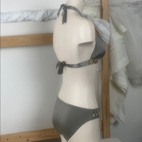 Marks and Spencer Green Printed Bikini - Picture 3 of 8